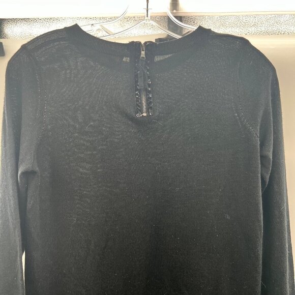 Ann Taylor Loft Women's Long Sleeve Lightweight Sweater Black Size XS - Picture 6 of 9